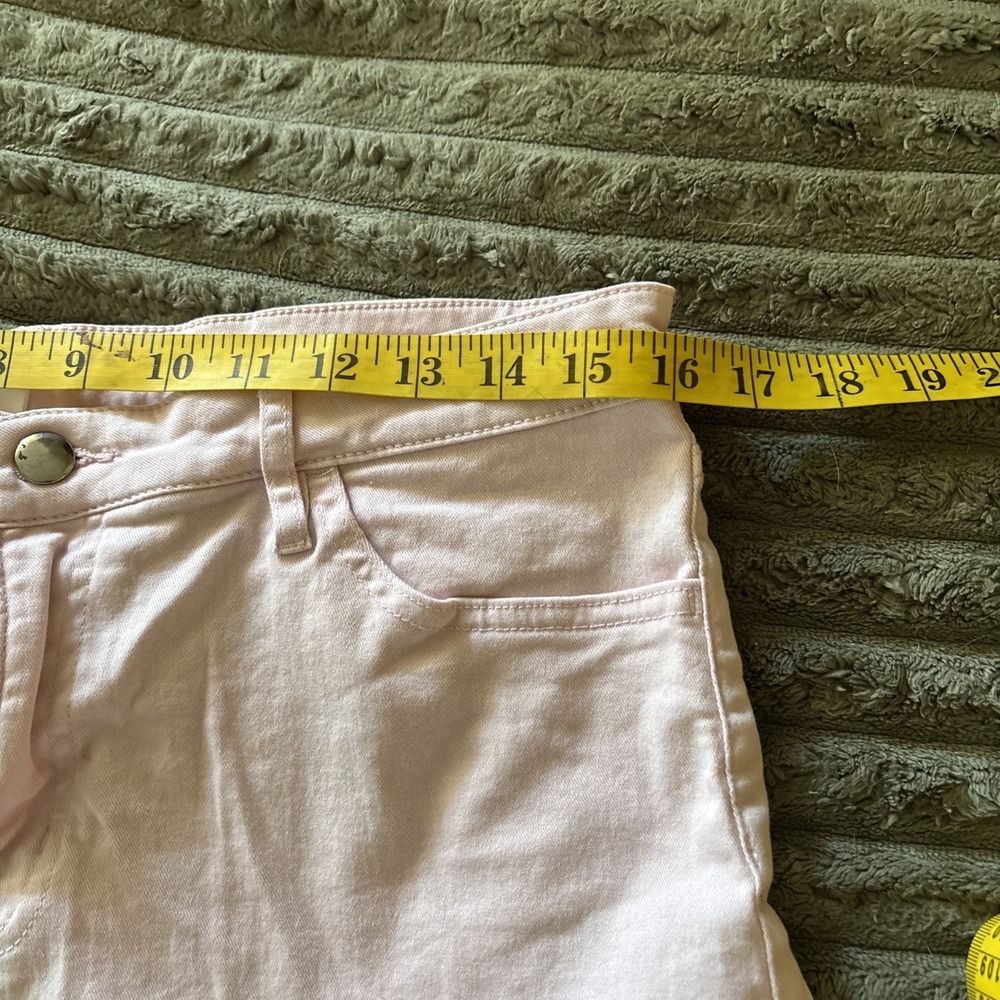 H&M Pastel Pink Casual Cuffed Shorts Womens Size 12